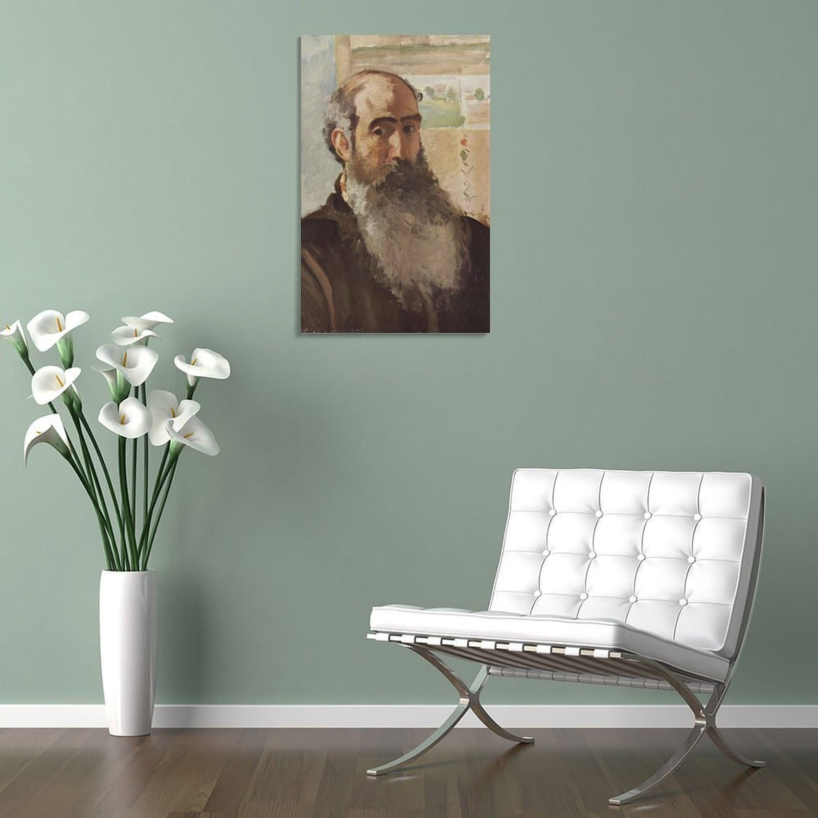 Amazon.co.jp: Camille Pissarro カミーユ・ピサロ 《自画像》 アート